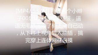 [MP4/ 537M] 扎着两个小辫子00后嫩妹侧着舔舒服，逼逼无毛舔屌硬了骑上来自己动，从下往上视角后入抽插，搞完穿上连体网袜自摸