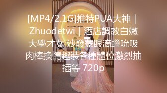 [MP4/2.1G]推特PUA大神｜Zhuodetwi｜酒店調教白嫩大學才女 沙發蒙眼滴蠟吮吸肉棒換情趣裝各種體位激烈抽插等 720p